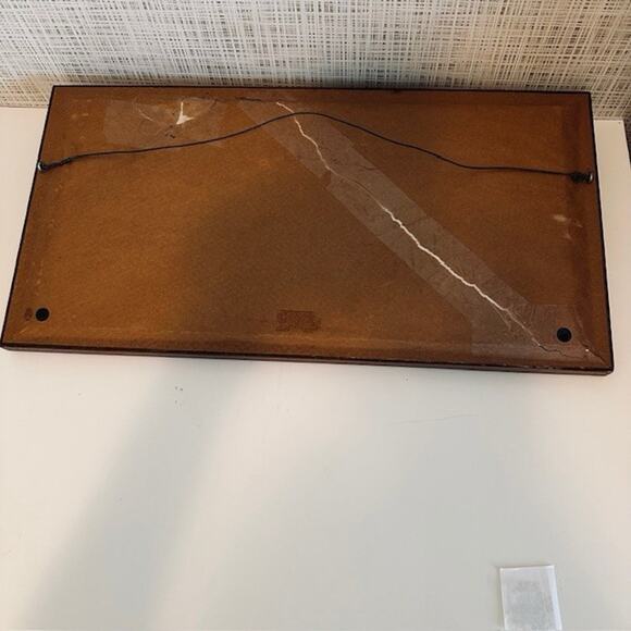 Vintage Framed Matted Cross Stitched Embroidered Folk Art Cabin/Church/LakeCabin - Picture 4 of 16